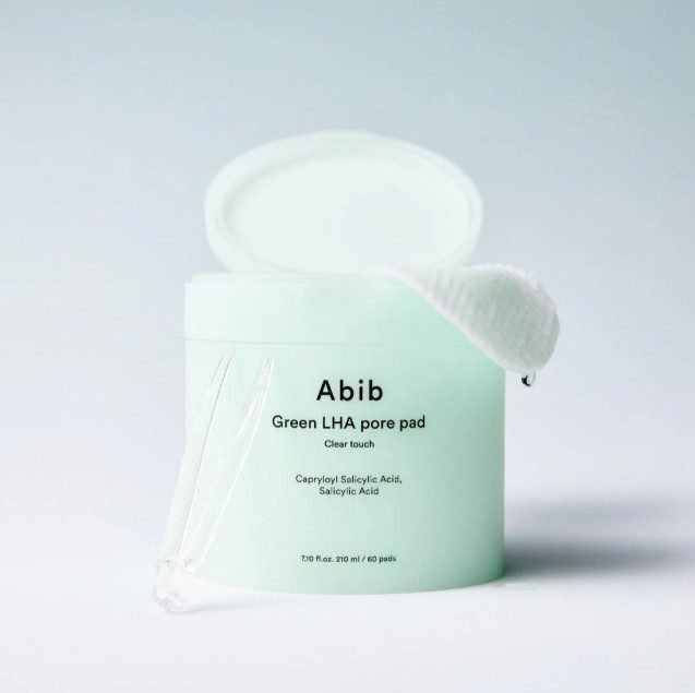 Abib Green LHA Pore Pad Clear Touch – 210ml / 60 pads